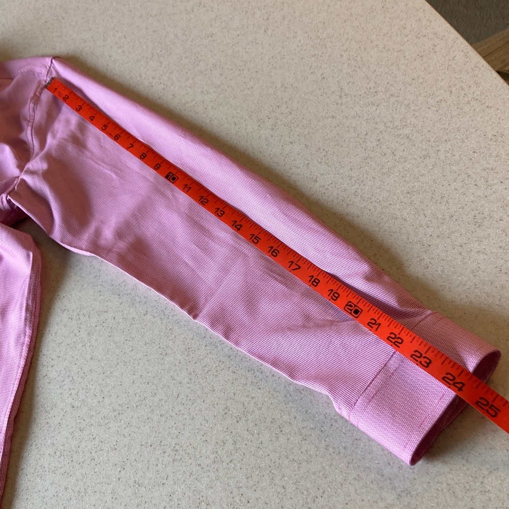 C-LAB NYC Long Sleeve Pink Dress Shirt Men Size Small 15/32-33" - Picture 12 of 15